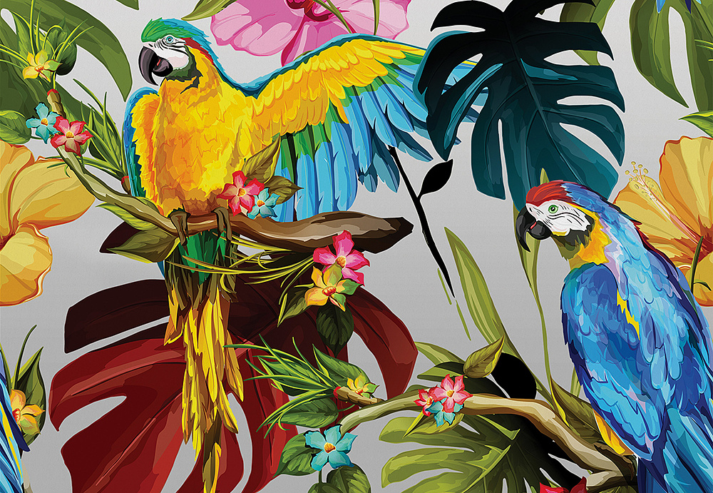 Панно и фотообои Yo2 Tropical Screens TS1.09/Silver