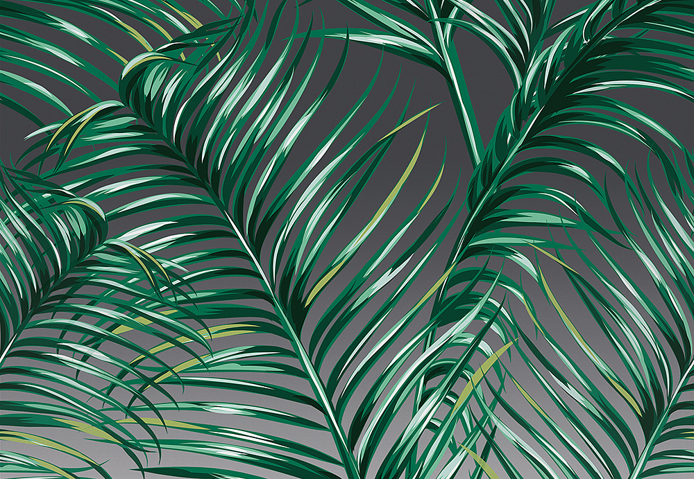 Панно и фотообои Yo2 Luminous Palms LP1.01/Silver