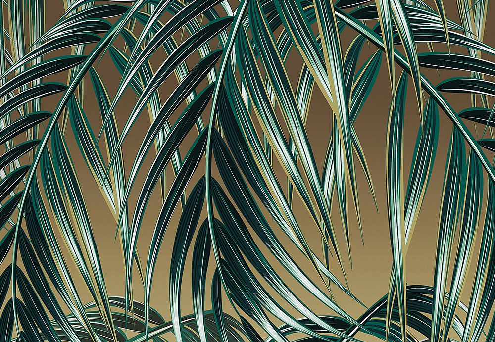 Панно и фотообои Yo2 Luminous Palms LP1.05/Gold