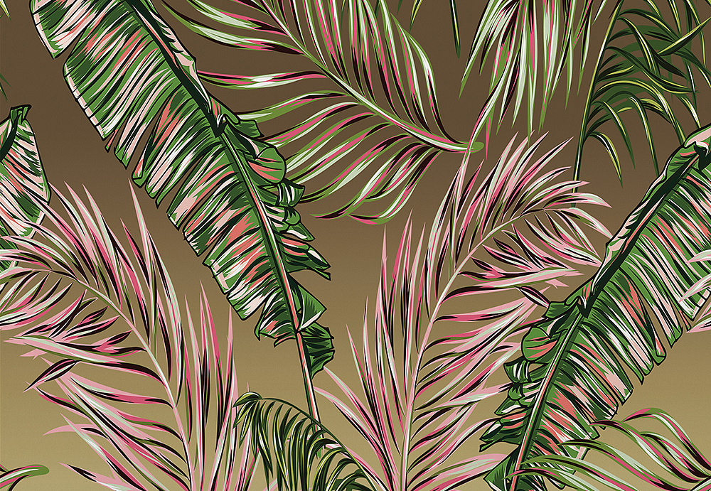 Панно и фотообои Yo2 Luminous Palms LP1.06/Gold