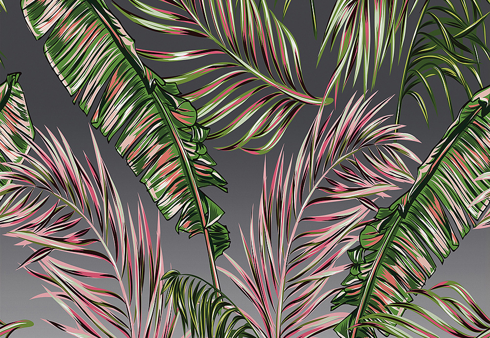 Панно и фотообои Yo2 Luminous Palms LP1.06/Silver