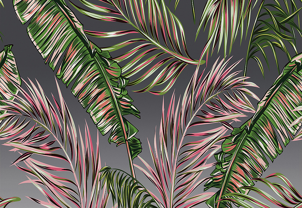 Панно и фотообои Yo2 Luminous Palms LP1.06/Silver