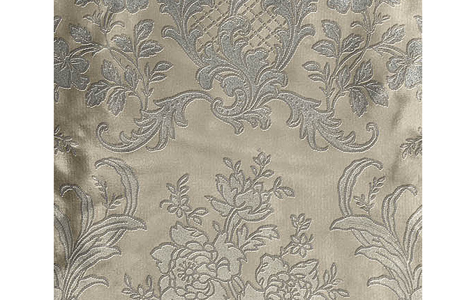 Французские обои Zuber, коллекция Broderies, артикул 516/Blanc/Argent