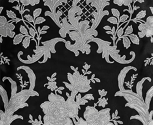 Обои Zuber Broderies 516/Noir/Agrent