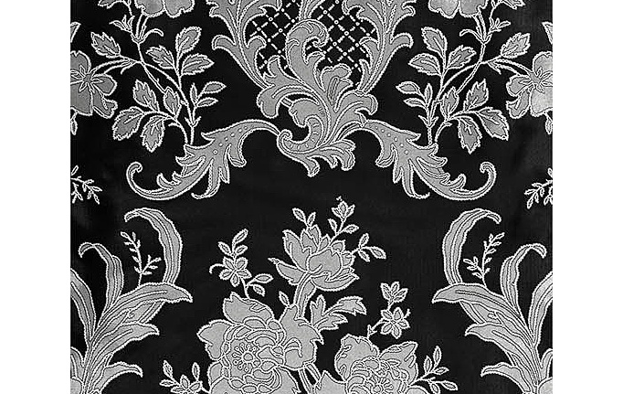 Французские обои Zuber, коллекция Broderies, артикул 516/Noir/Agrent