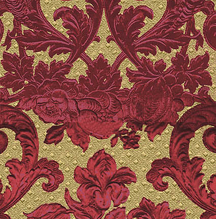 Обои Zuber Park avenue 394/Bourgogne/Or