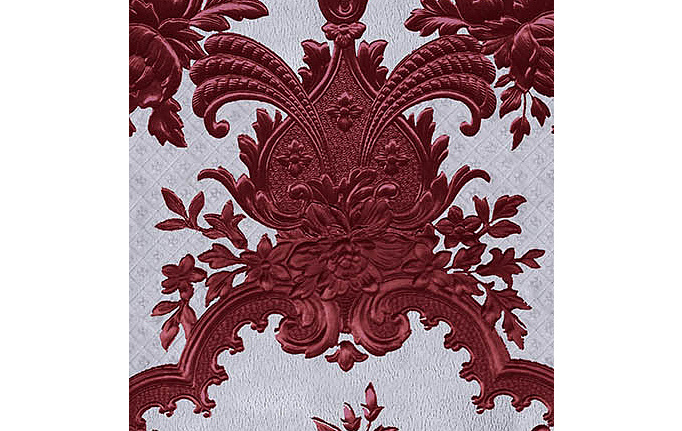 Французские обои Zuber, коллекция Park avenue, артикул 464/Bourgogne/Blanc