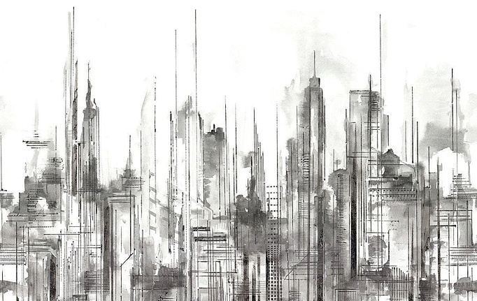 Американские панно и фотообои Wallquest, коллекция Skyline, артикул SK91500M