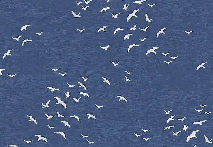 Обои Paper & Ink Navy, Grey & White BL70412