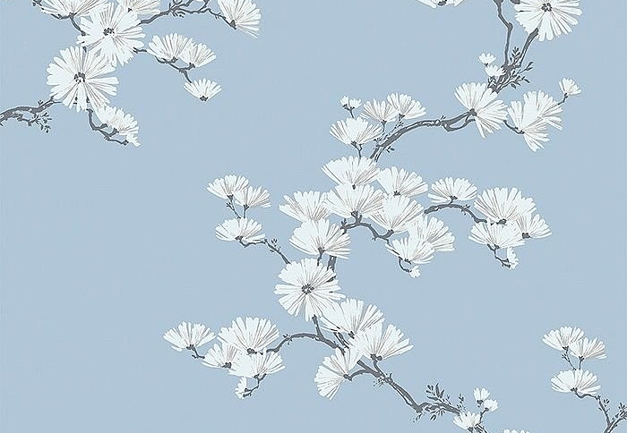 Обои Paper & Ink Navy, Grey & White BL70512