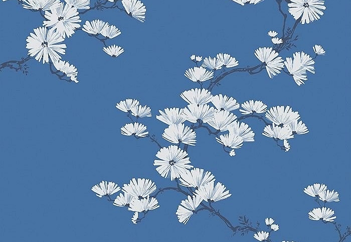 Обои Paper & Ink Navy, Grey & White BL70522