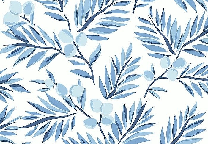 Обои Paper & Ink Navy, Grey & White BL70702
