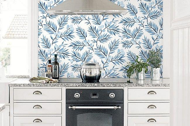 Обои Paper & Ink Navy, Grey & White BL70702