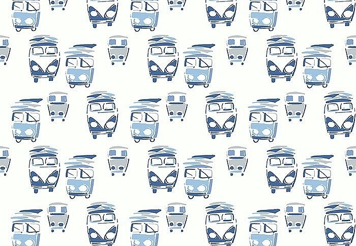 Обои Paper & Ink Navy, Grey & White BL70802