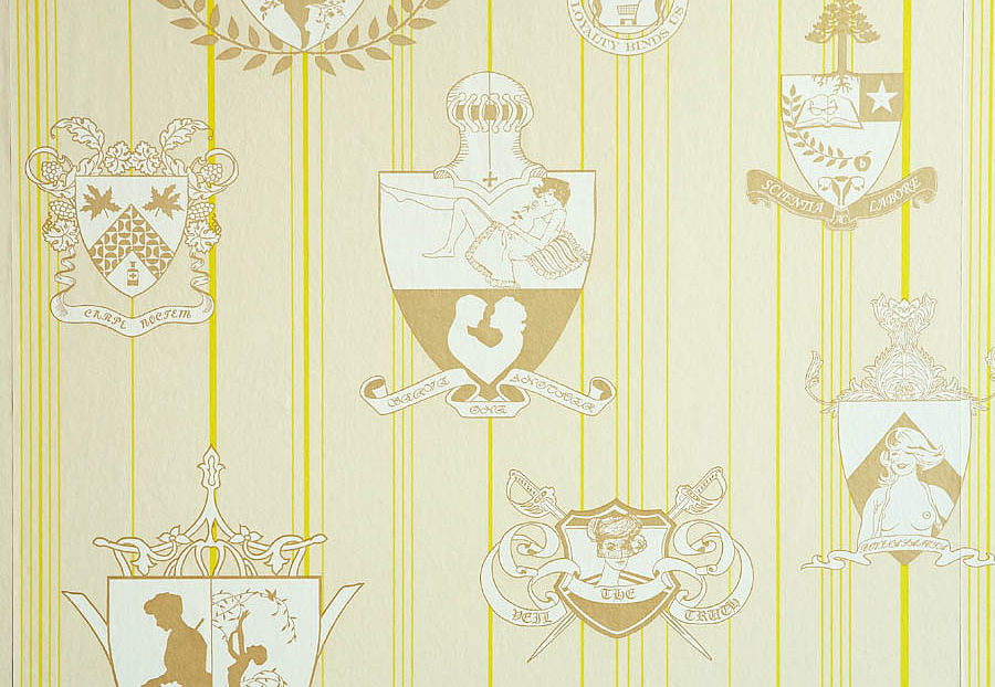 Обои Barneby Gates Book vol.1 BG0100202/Carpe Noctem/Lime/Gold