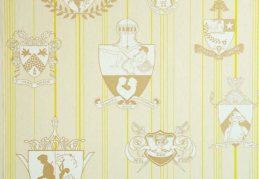 Обои Barneby Gates Book vol.1 BG0100202/Carpe Noctem/Lime/Gold