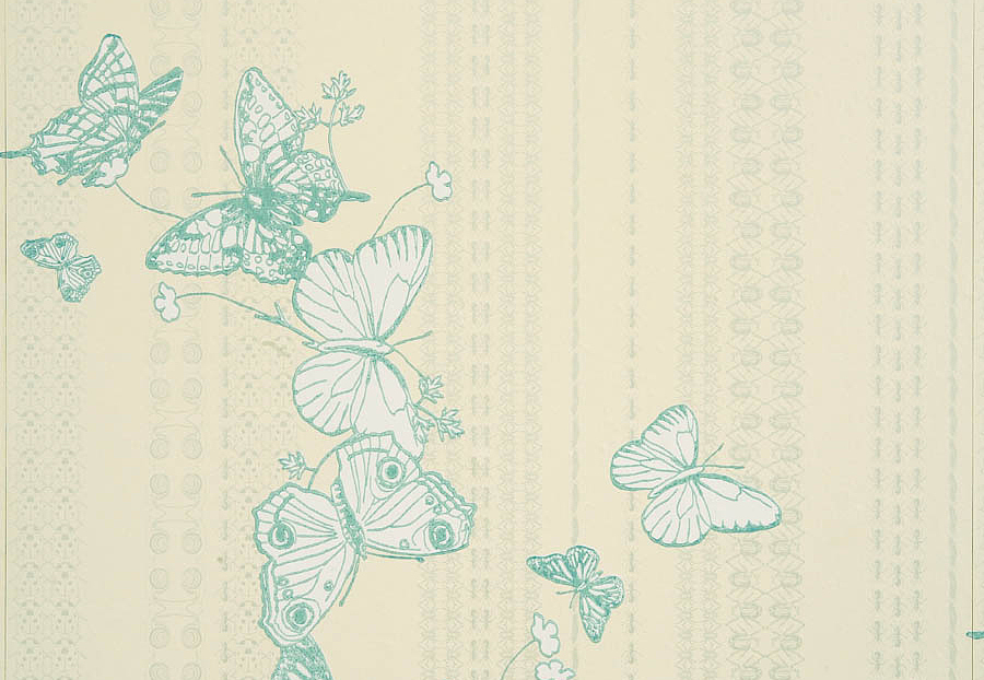 Обои Barneby Gates Book vol.1 BG0100302/Bugs and Butterflies/Iсe Blue