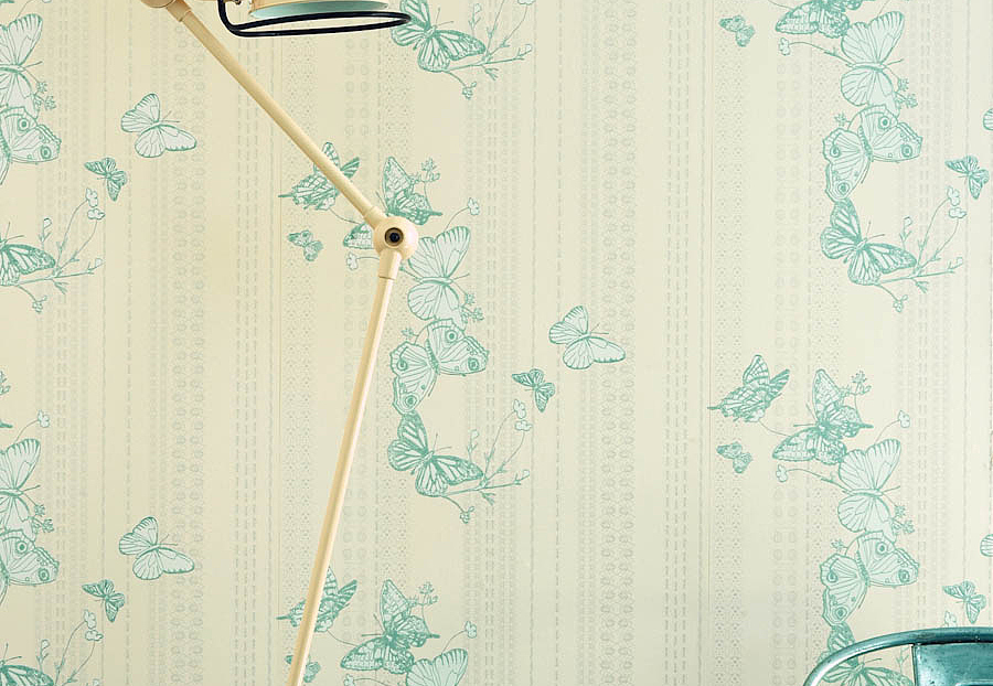 Обои Barneby Gates Book vol.1 BG0100302/Bugs and Butterflies/Iсe Blue