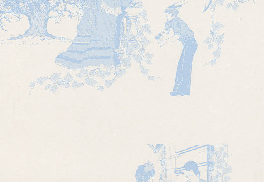 Обои Barneby Gates Book vol.1 BG0200201/Promenade/Wedgewood Blue