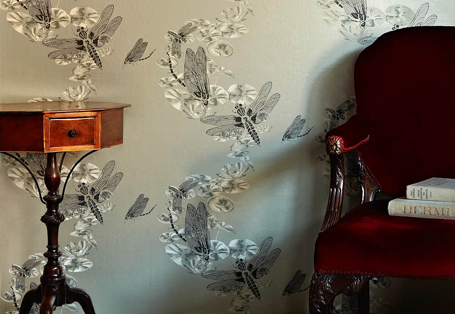 Обои Barneby Gates Book vol.2 BG0600201/Dragonfly/Pewter
