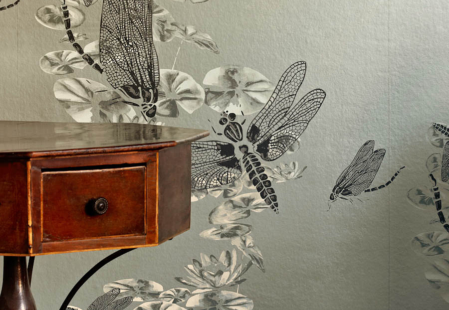 Обои Barneby Gates Book vol.2 BG0600201/Dragonfly/Pewter