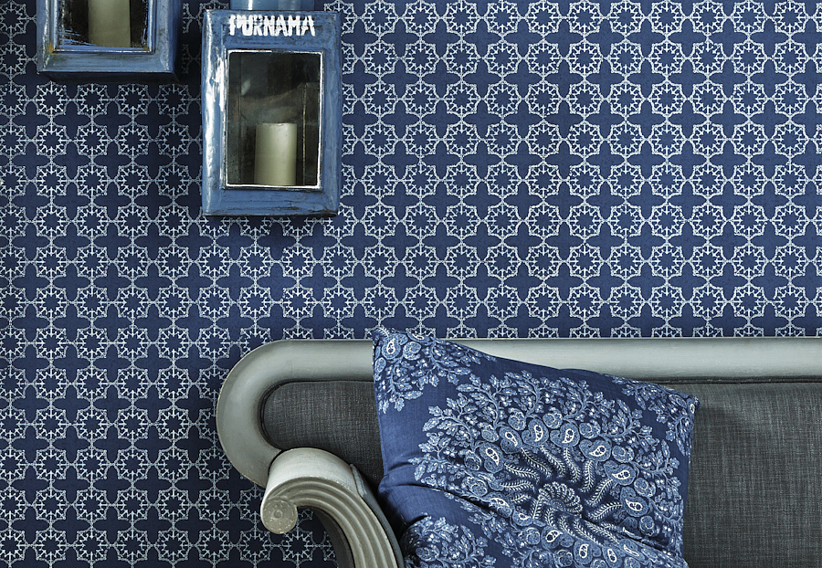 Обои Barneby Gates Book vol.3 BG1000102/Anchor Tile/Marine