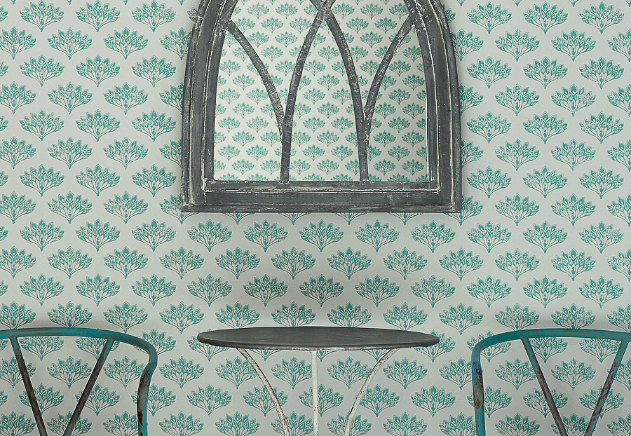 Обои Barneby Gates Book vol.3 BG1300101/Peacock/Teal