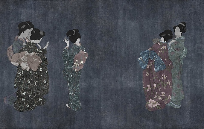 Российские обои Factura, коллекция Collection 2021, артикул KIMONO/4
