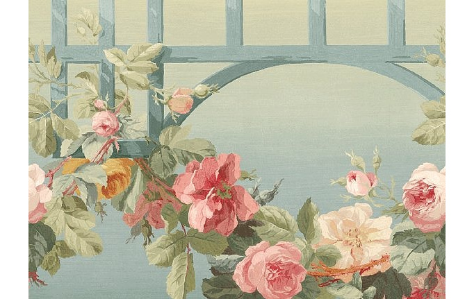 Американский бордюр Wallquest, коллекция English Rose, артикул EN11052B