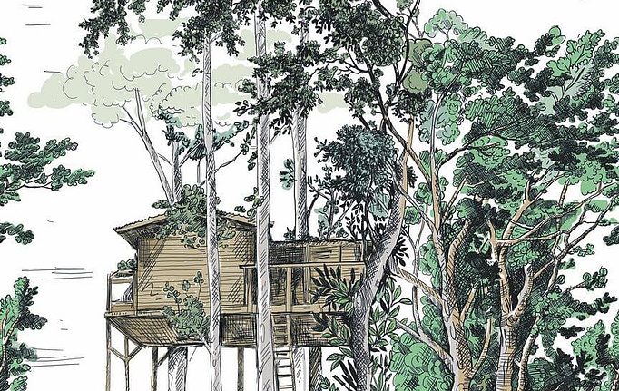 Французские панно и фотообои Caselio, коллекция Green Life 2, артикул GNL2105420405