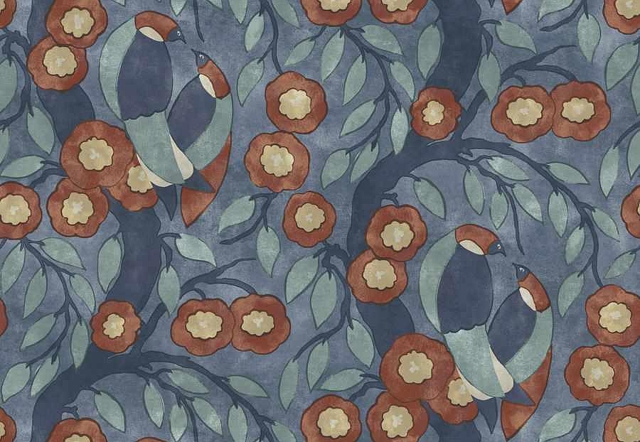 Обои Vervain Denise McGaha GROUSE-WP-Rain