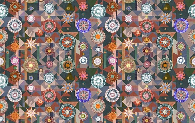 Английские панно и фотообои Christian Lacroix, коллекция Pele-Mele, артикул PCL7055