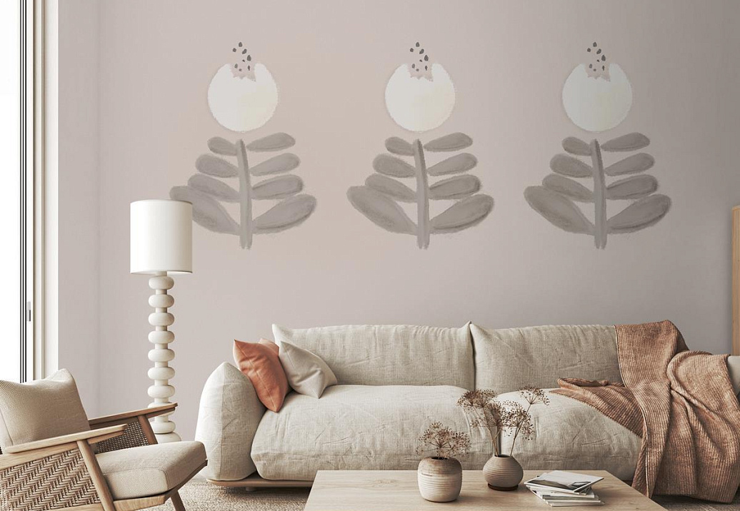 Панно и фотообои Luna Walls (Луна Уоллс) Крафтовый бутон CRF13003