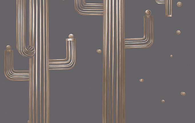 Российские панно и фотообои Applico, коллекция Four, артикул VR.0049-Br1