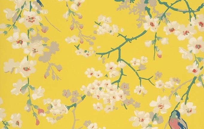 Английские обои Little Greene, коллекция National Trust Papers II, артикул 0260MAYELLO