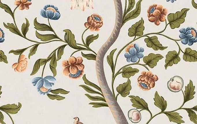 Английские панно и фотообои Little Greene, коллекция National Trust Papers II, артикул 0260MDCEVIC