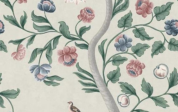 Английские панно и фотообои Little Greene, коллекция National Trust Papers II, артикул 0260MDARBOU