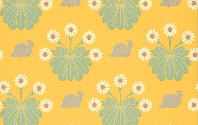 Английские обои Little Greene, коллекция National Trust Papers II, артикул 0260BULEMON