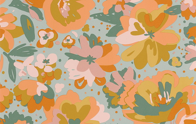 Французские обои Caselio, коллекция Flower Power, артикул 101877023