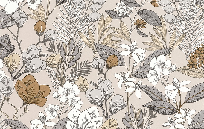 Французские обои Caselio, коллекция Flower Power, артикул 101851099