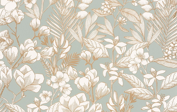 Французские обои Caselio, коллекция Flower Power, артикул 101857024