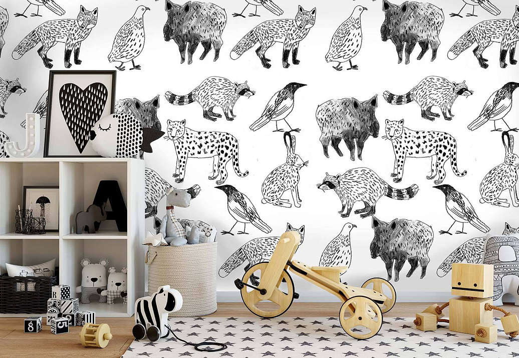 Панно и фотообои Fun House Store Авторские обои Fun House Store 2021–2023 A-00105