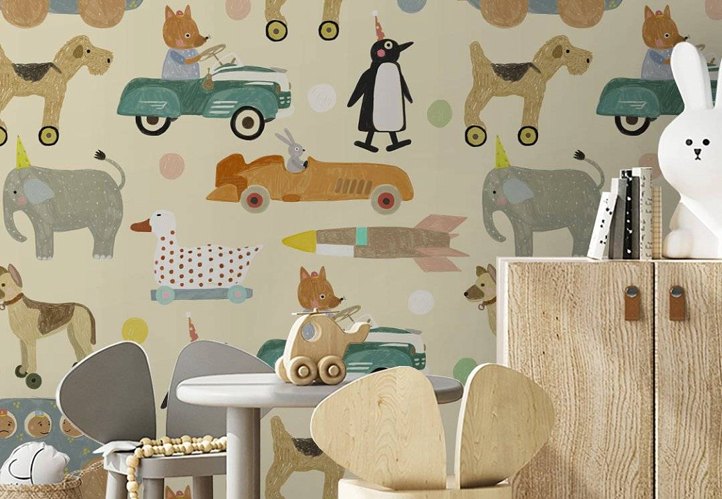 Панно и фотообои Fun House Store Авторские обои Fun House Store 2021–2023 A-00281