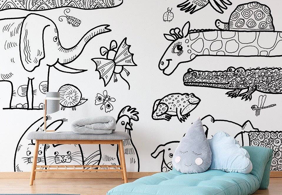 Панно и фотообои Fun House Store Авторские обои Fun House Store 2021–2023 A-00325
