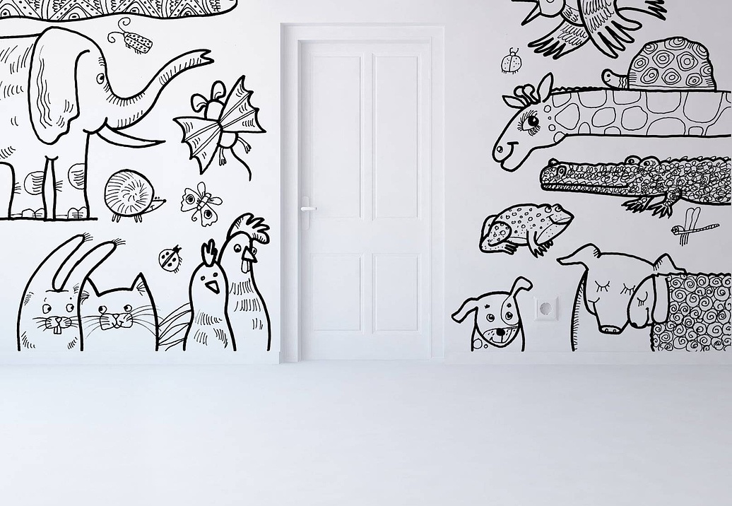 Панно и фотообои Fun House Store Авторские обои Fun House Store 2021–2023 A-00325