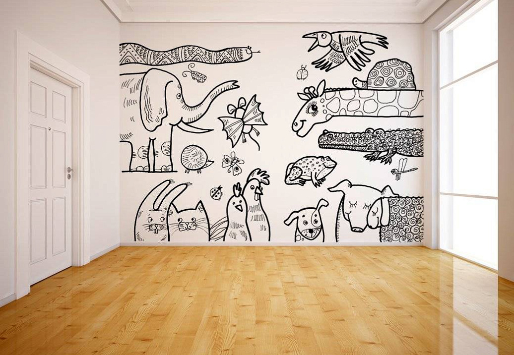 Панно и фотообои Fun House Store Авторские обои Fun House Store 2021–2023 A-00325