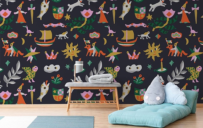 Российские панно и фотообои Fun House Store, коллекция Авторские обои Fun House Store 2021–2023, артикул A-00519