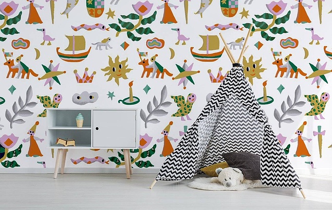 Российские панно и фотообои Fun House Store, коллекция Авторские обои Fun House Store 2021–2023, артикул A-00520