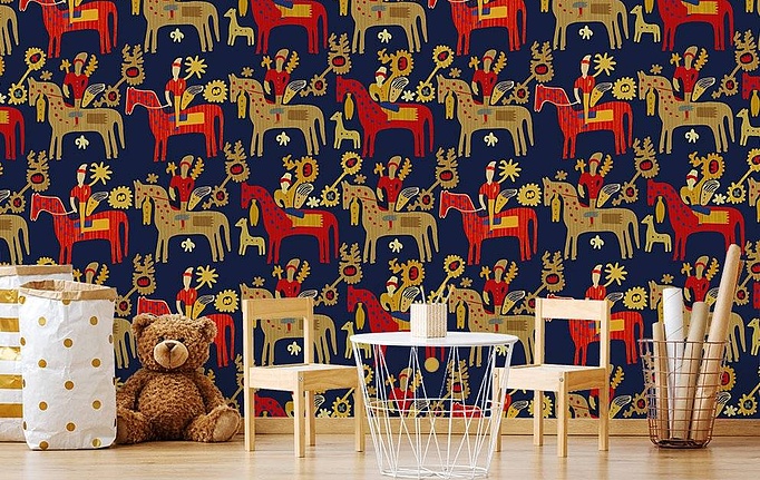 Российские панно и фотообои Fun House Store, коллекция Авторские обои Fun House Store 2021–2023, артикул A-00543