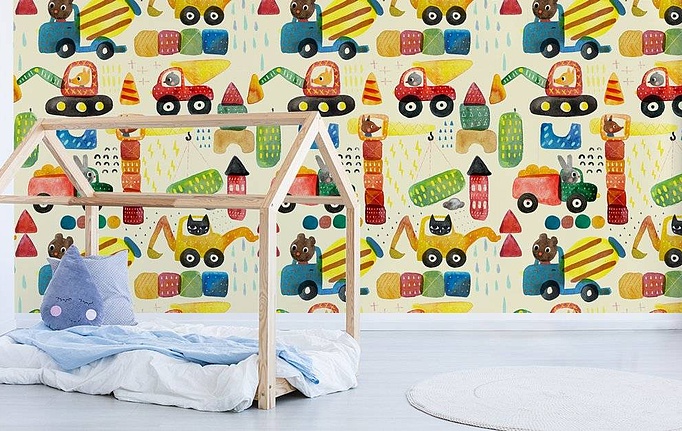 Российские панно и фотообои Fun House Store, коллекция Авторские обои Fun House Store 2021–2023, артикул A-00586